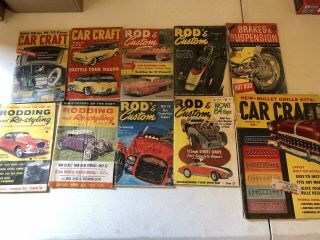 1950’s Vintage Magazines Rod &custom,  Rodding & Restyling,  Car Craft Hot Rod