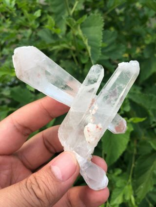 70g Rare Natural Clear Quartz Crystal Cluster Specimen A45 2