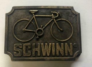 Vintage Schwinn Bicycle Co.  Belt Buckle 1977