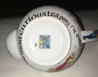2010 Disney Alice In Wonderland Cafe Paul Cardew Mad Hatter Tea Party Teapot Pot 8