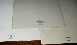 3 vtg 1950s Christmas cards,  Paramount,  Volland,  Harry Doehla, 2