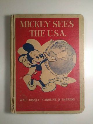 Mickey Sees The U.  S.  A.  1944 Walt Disney Mickey Mouse Children 