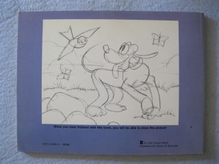 MICKEY ' S DRAWING CLASS BOOK LEE J.  AMES HOW TO DRAW PLUTO 1983 VG 8