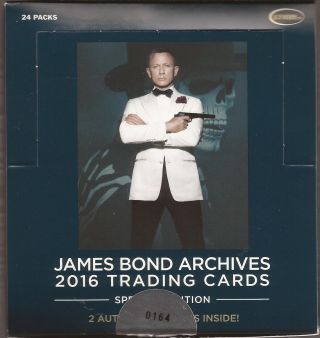 2016 Rittenhouse James Bond Archives Spectre Box Of 24 Packs Possible Autographs