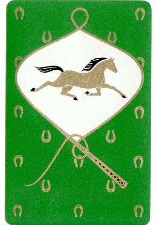 Vintage Swap Playing Card Horses