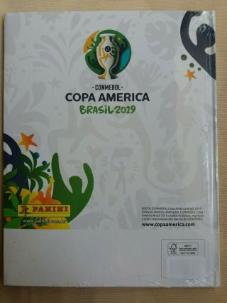 Panini Copa America 2019 Brazil HARDCOVER Empty Album 2