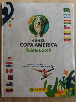 Panini Copa America 2019 Brazil HARDCOVER Empty Album 3