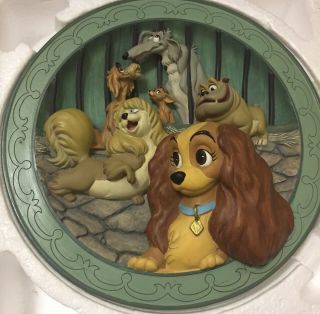 Lady And The Tramp He’s A Tramp Collectible Plate