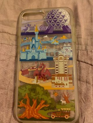 Disney Parks Otterbox Iphone 7 / 8 Plus Case.  - 4 Parks 1 World