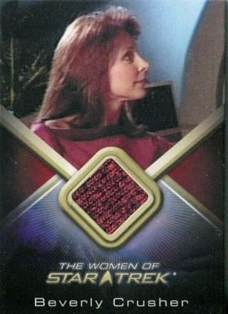 The Women Of Star Trek 2010 Costume Card Wcc4 Beverly Crusher