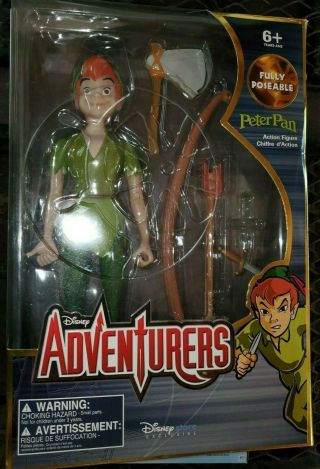 Adventurers Disney Store 12 " Figure Doll - Peter Pan