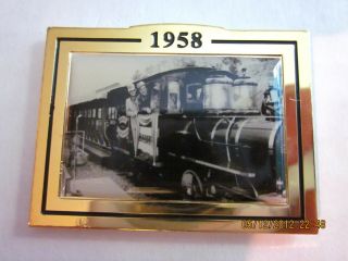 Ape Publishing Disney Retro 1958 Photo Walt Disney Railroad Train Pin Le 500