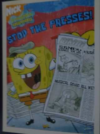Postcard,  Old Look,  Spongebob Squarepant 