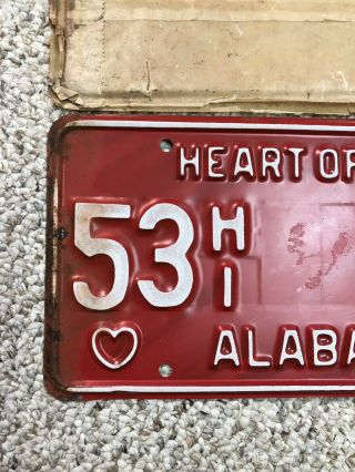 1964 Alabama Truck License Plate (Old Stock - Last One) 2