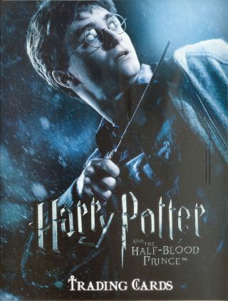 Harry Potter Half Blood Prince 2009 Artbox Album Binder