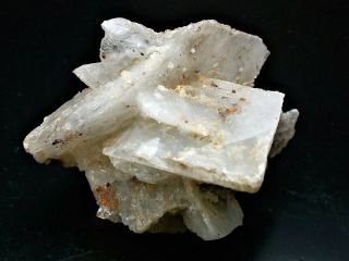 Minerals : Selenite Crystals Pseudo After Glauberite Crystals From Arizona,  Usa
