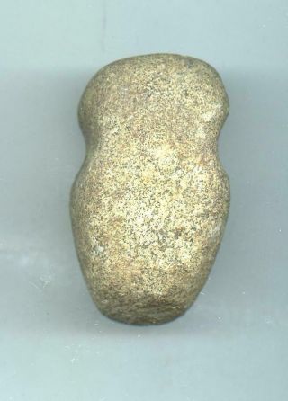 Indian Artifacts - Fine 3/4 Groove Quartzite Hammerstone 3