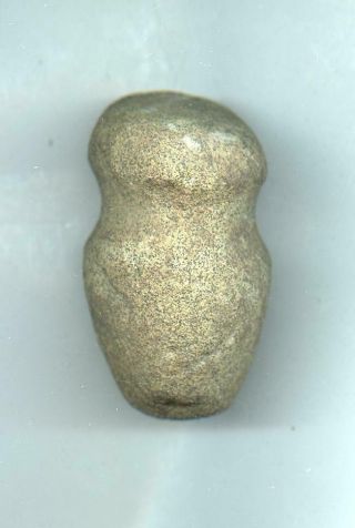 Indian Artifacts - Fine 3/4 Groove Quartzite Hammerstone 4