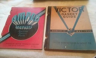 1938 Victor Gasket Guide / 1950 Ampco Products Ignition Service Parts Book