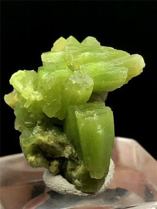 9.  3g Beautifu Natural Green Pyromorphite Crystal Cluster Rare Mineral Specimens 2