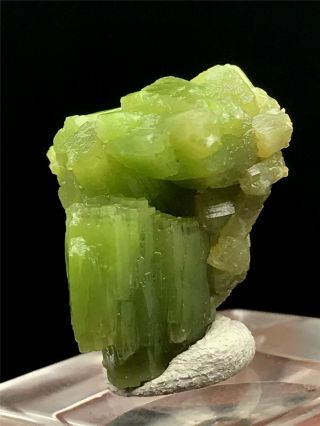 9.  3g Beautifu Natural Green Pyromorphite Crystal Cluster Rare Mineral Specimens 4