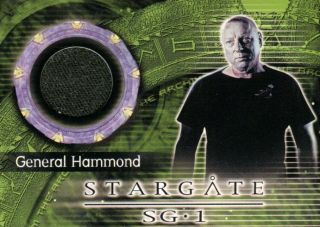 Stargate Sg1 Season 4 Costume Card C6 General Hammond