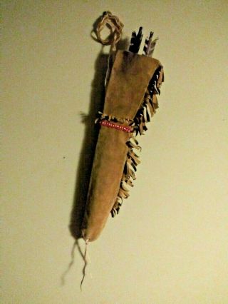 Plains Indian Native American Beaded Arrow Quiver
