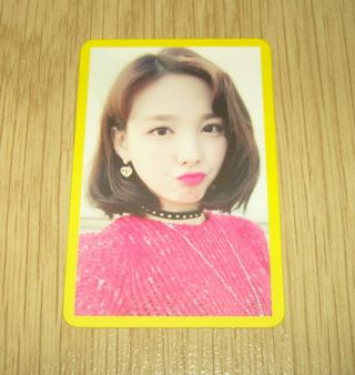 Twice 3rd Mini Album Coaster Lane2 Knock Knock Yellow Nayeon Photo Card Official
