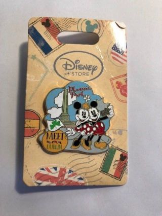Disney Store Mickey Minnie Meet Me In Dublin Phoenix Park Pin
