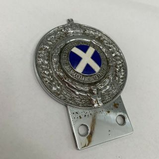 Royal Scottish Automobile Club Badge Emblem Vintage Automobile 732