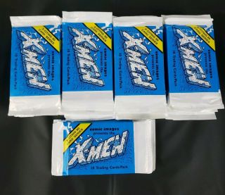 1991 Comic Images X - Men Trading Cards Factory (46 Packs) - Rare