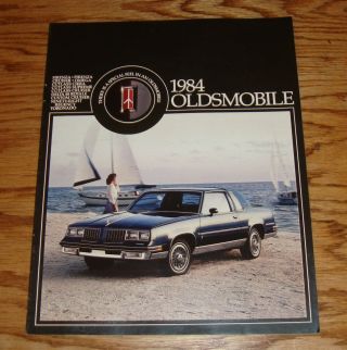 1984 Oldsmobile Full Line Sales Brochure 84 Toronado Cutlass Delta