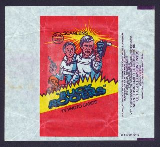 Buck Rogers 1979 Scanlens Card Wrapper
