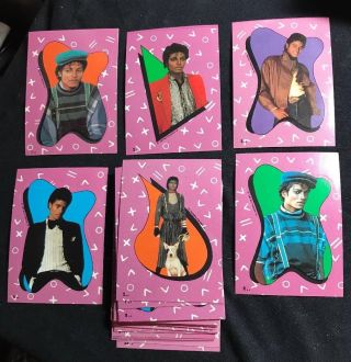 1984 Topps Michael Jackson Series 1 & 2 Trading Cards (66) & Stickers (66) 3