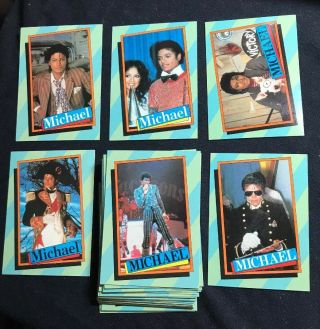 1984 Topps Michael Jackson Series 1 & 2 Trading Cards (66) & Stickers (66) 4