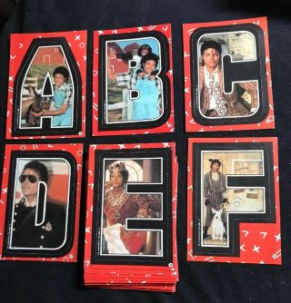 1984 Topps Michael Jackson Series 1 & 2 Trading Cards (66) & Stickers (66) 5