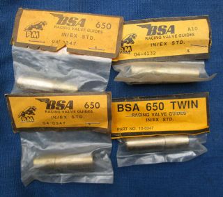 Bsa Racing Motorcycle Exh/int Guides 650cc Twins Rocket Star Spitfire Nos