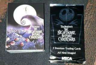 Complete 2001 Neca Nightmare Before Christmas 72 Card Set Card Pack