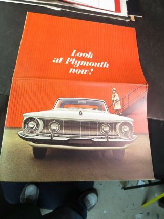 1962 Plymouth Sales Brochure Fury Belvedere Savoy
