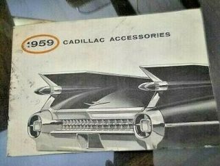 1959 Cadillac Accessories Booklet -