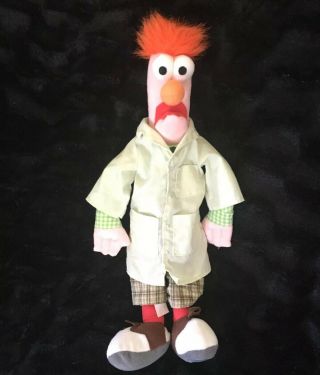 Disney Store Muppets Beaker Plush Stuffed Animal 17 " Jim Henson