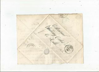 Stampless Folded Letter: 1842 Lyon,  France To Lille
