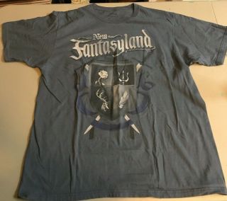 Rare 2013 Disney Parks Opening Fantasyland T - Shirt Tee Adult Xl World Land