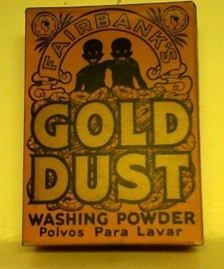 Gold Dust Washing Powder Box With Contents - Rare Smaller Size (early 1930 S)