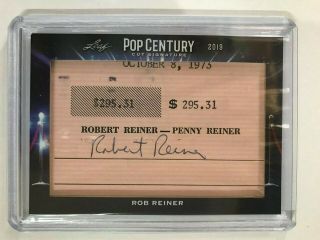 2019 Leaf Metal Pop Century Cut Signature Auto Autograph Card : Rob Reiner