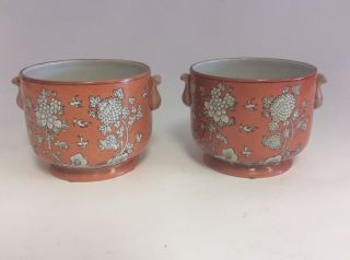 2 Vintage Japanese Porcelain Hong Kong Hand Painted Bowls