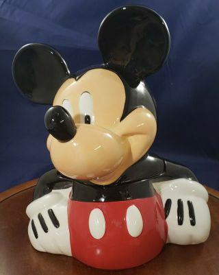 Disney Mickey Mouse Ceramic Cookie Jar Westland