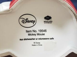 Disney Mickey Mouse Ceramic Cookie Jar Westland 5