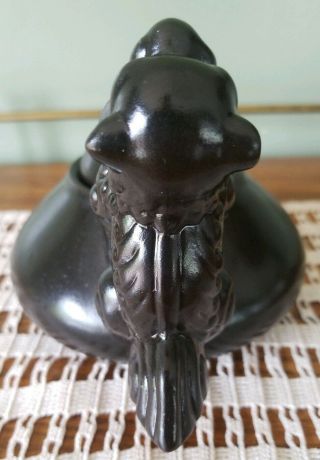 Bombay Company Black Ceramic Tea Pot w/Foo Dog Handle: 2004 5