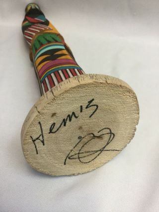 HEMIS Shalako Native American Kachina Doll Signed By The Artist 7